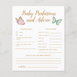 Schmetterlingsdusche Kindervoraussagen und Ratenka