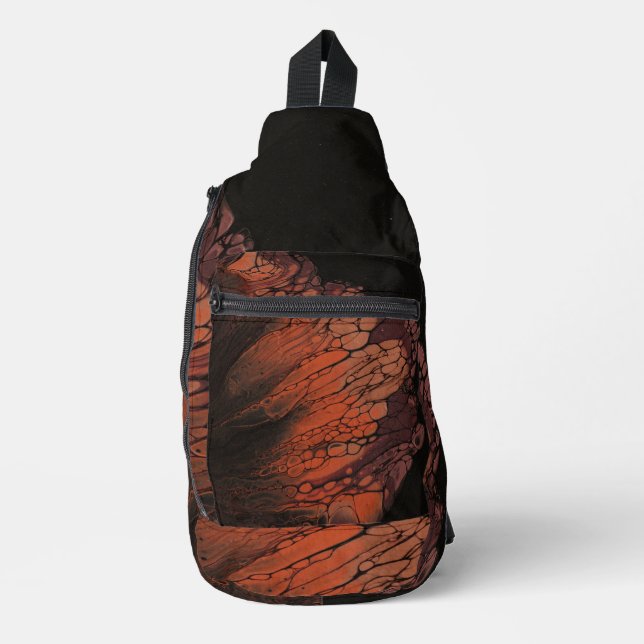 Schmetterlingseffekt Crossbody Bag (Vorderseite)