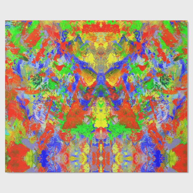 Schmetterlingseffekt Geschenkpapier (Flach)