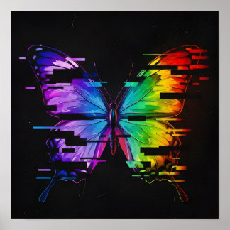 Schmetterlingseffekt-Wandkunst Poster