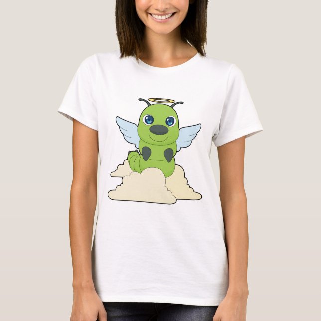 Schmetterlingsengel Flügel T-Shirt (Vorderseite)