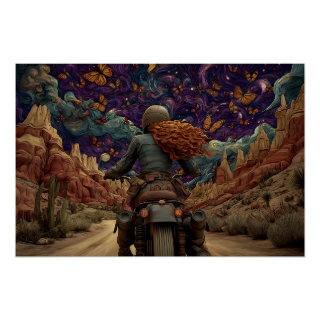 Schmetterlingsfahrt durch die Dreamscape Poster (Vorderseite)