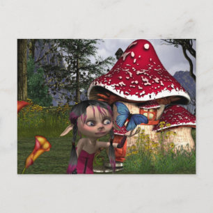 Schmetterlingsfang Postkarte