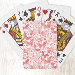 Schmetterlingsfarben Pink Playing Cards Spielkarten<br><div class="desc">Rosa Schmetterlingsfarbe in Rosa. Originelle Kunst von Nic Squirrell.</div>