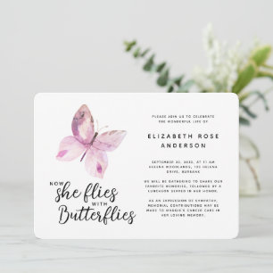 Schmetterlingsfeier des Lebensgedenkgottesdienstes Einladung