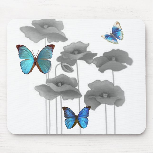 Schmetterlingsfelder Mousepad (Vorne)