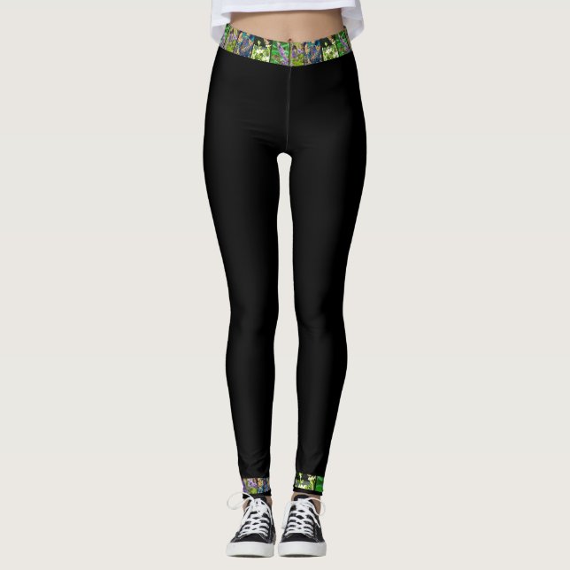 Schmetterlingsfliege Leggings 3 (Vorderseite)