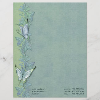 Schmetterlingsflora - Anpassen Briefbogen