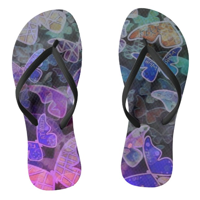 Schmetterlingsflöschen Flip Flops (Fußbett)