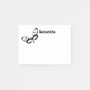 Schmetterlingsflügel, die die Naturkunst bemerken Post-it Klebezettel