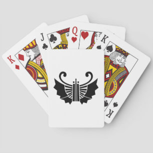 Schmetterlingsförmige Fächer (Ogi kocho) Spielkarten