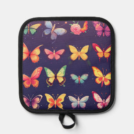 Schmetterlingsförmiger Halter, süßer Schmetterling Topflappen