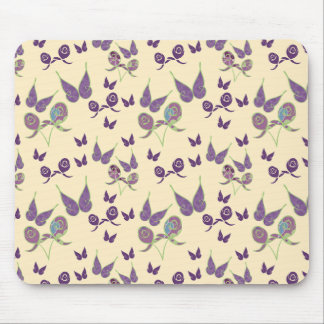 Schmetterlingsfreude in Cream Mousepad
