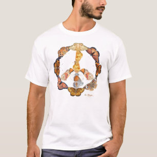 Schmetterlingsfriedzeichen T-Shirt