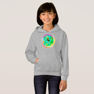 Schmetterlingsgarten mit Wildblumen Hoodie