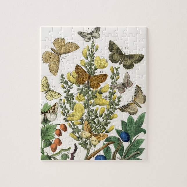 Schmetterlingsgarten Puzzle (Vertikal)