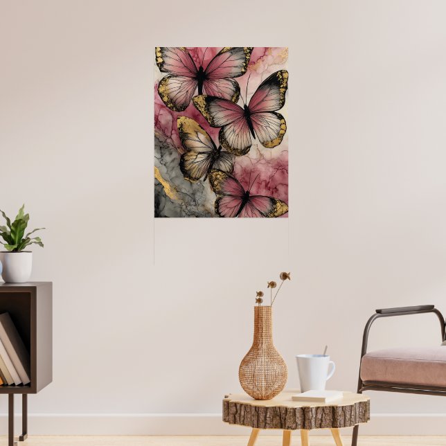 Schmetterlingsgnade Poster (Wohnzimmer 3)