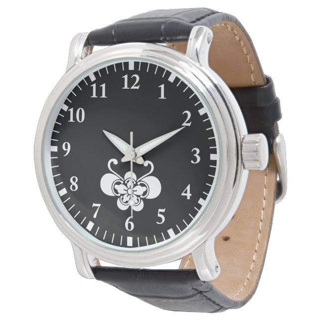 Schmetterlingsgoka Armbanduhr (Schrägansicht)