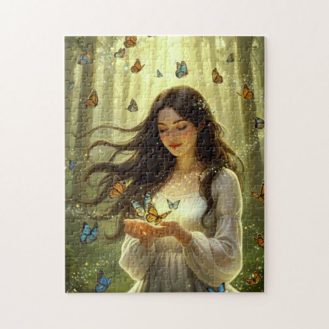 Schmetterlingsgöttin Puzzle (Vertikal)