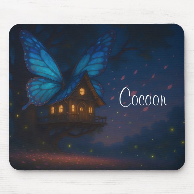 Schmetterlingshaus in der nächtlichen Mousepad (Vorne)