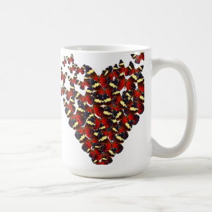 Schmetterlingsherz Kaffeetasse