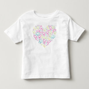 Schmetterlingsherz Kleinkind T-shirt