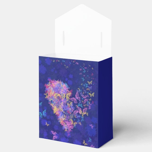 Schmetterlingsherz - Liebe Geschenkschachtel (Geöffnet)