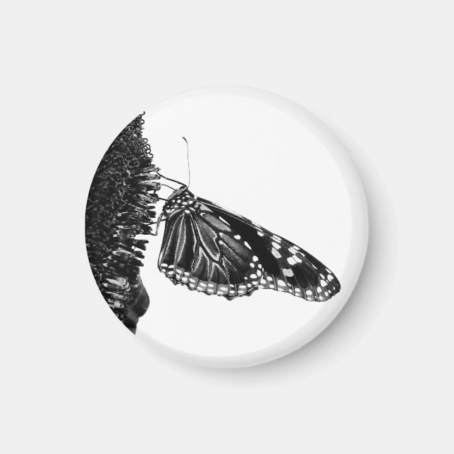 Schmetterlingsherz Magnet (Vorne)
