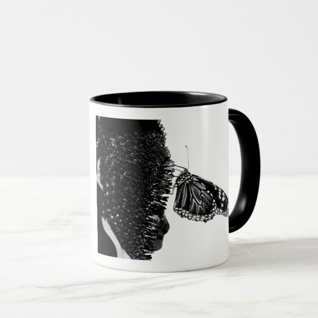 Schmetterlingsherz Tasse (VorderseiteRechts)
