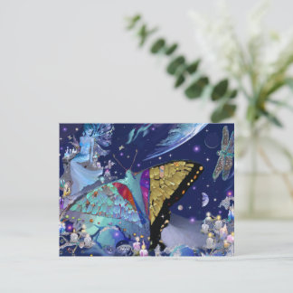 Schmetterlingshimmel Postkarte