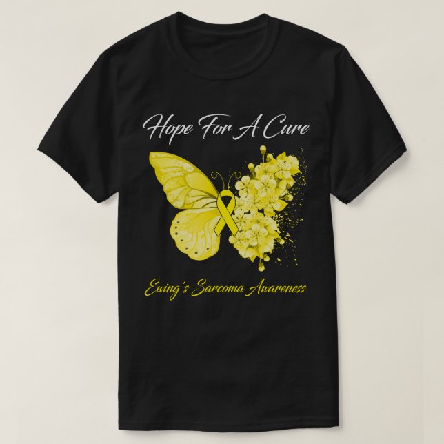 Schmetterlingshoffe auf eine Heilung der Sarcoma-A T-Shirt (Design vorne)