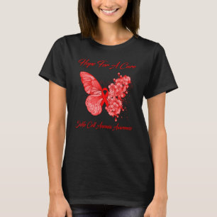 Schmetterlingshoffen auf Heilung der Sichelzellanä T-Shirt