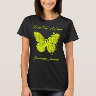 Schmetterlingshoffen auf Heilung des Adenosarkoms T-Shirt