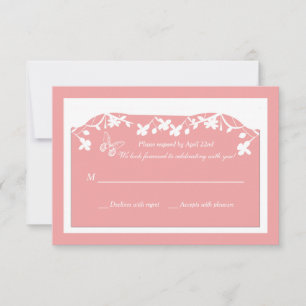 Schmetterlingskarte Einladung