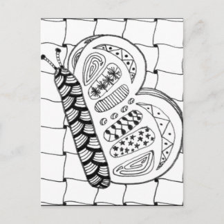 Schmetterlingskarte Postkarte