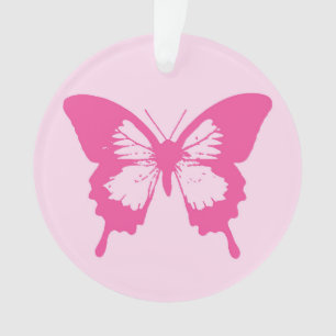Schmetterlingskizze, hellrosa und fuchsia ornament