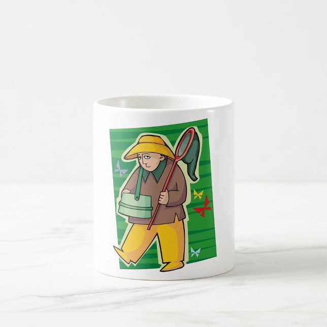Schmetterlingskollektor Kaffeetasse (Von Creator hochgeladen)