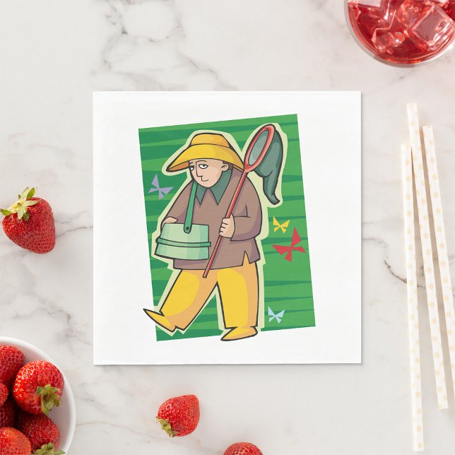 Schmetterlingskollektor Serviette (Von Creator hochgeladen)