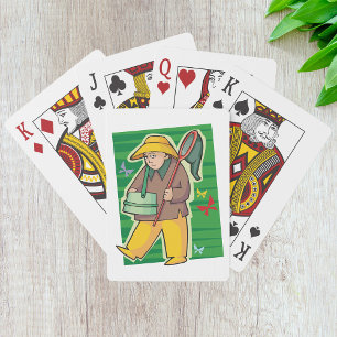 Schmetterlingskollektor Spielkarten