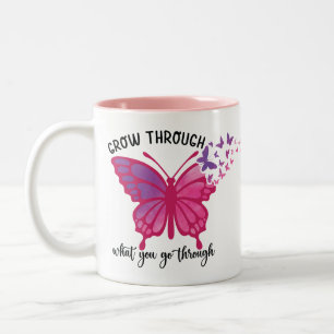 Schmetterlingskostenvoranschlag Zweifarbige Tasse