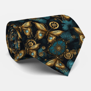 Schmetterlingskrawatte - Steampunk-Herrenhalstuch Krawatte