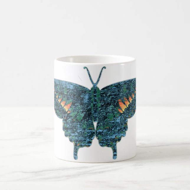 Schmetterlingskunst 2 kaffeetasse (Mittel)