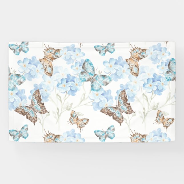 Schmetterlingskunst Banner (Horizontal)