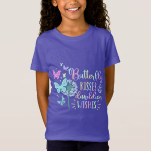 Schmetterlingsküsse Löwenzahnwünsche Süße Individu T-Shirt