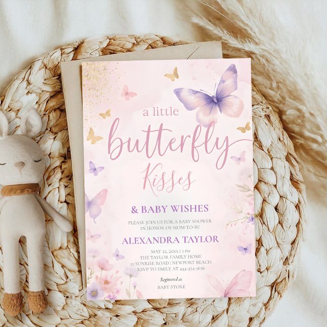 Schmetterlingsküsse Wünsche Frühling Sommer Herbst Einladung (Von Creator hochgeladen)