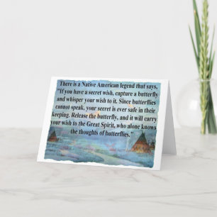 Schmetterlingslegende Karte