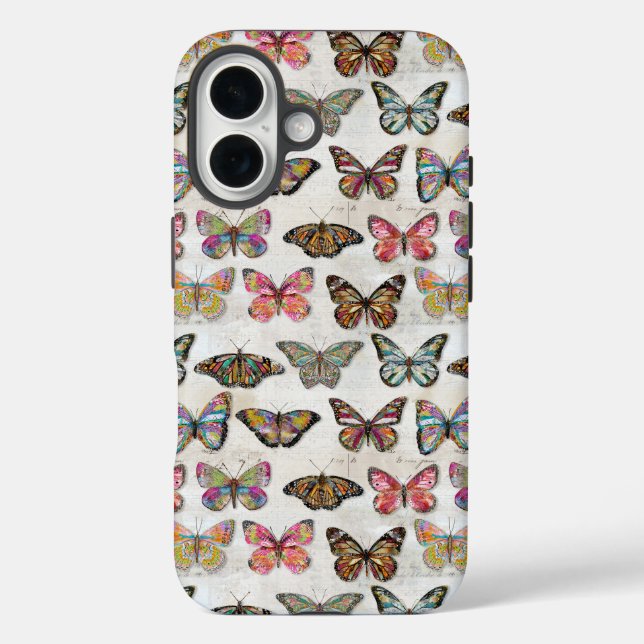 Schmetterlingsliebe Case-Mate iPhone Hülle (Rückseite)