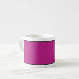Schmetterlingsliebe | Magenta-Spitzenrand Espressotasse