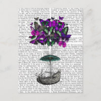 Schmetterlingsluftschiff 2 Lila und grün