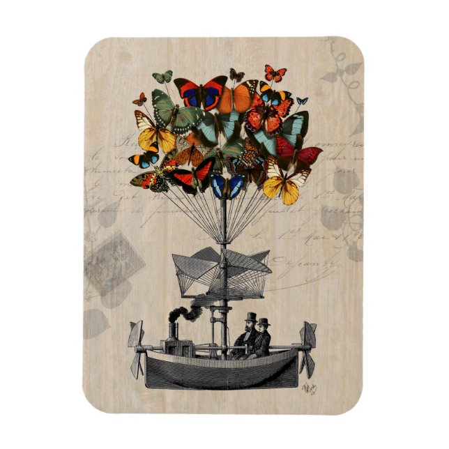 Schmetterlingsluftschiff 2 magnet (Vertikal)